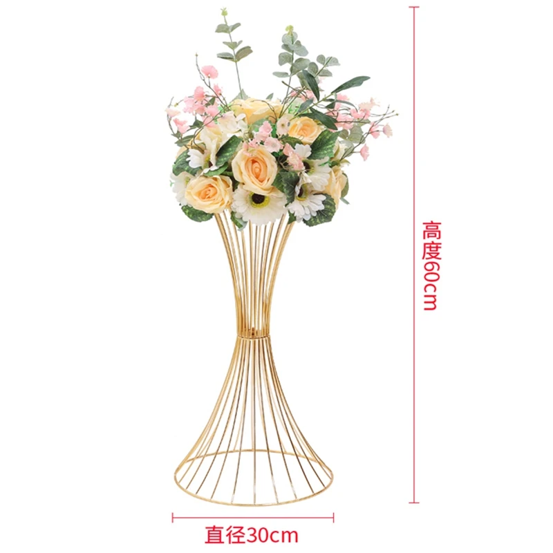 The Wedding Supply Store - 結婚式の備品店 鉄製吊り下げ式ステージ背景フラワーシェルフ 結婚式の小道具 屋外用クリエイティブS字型オーナメント