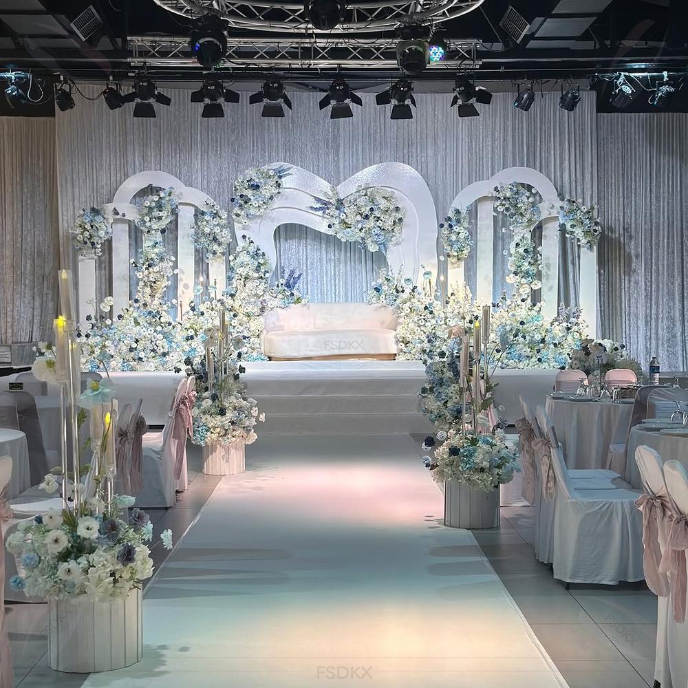 工場パーティー背景ステージ結婚式イベント装飾PVCアーチ背景 - Wedding Supply Factory のレビューと価格