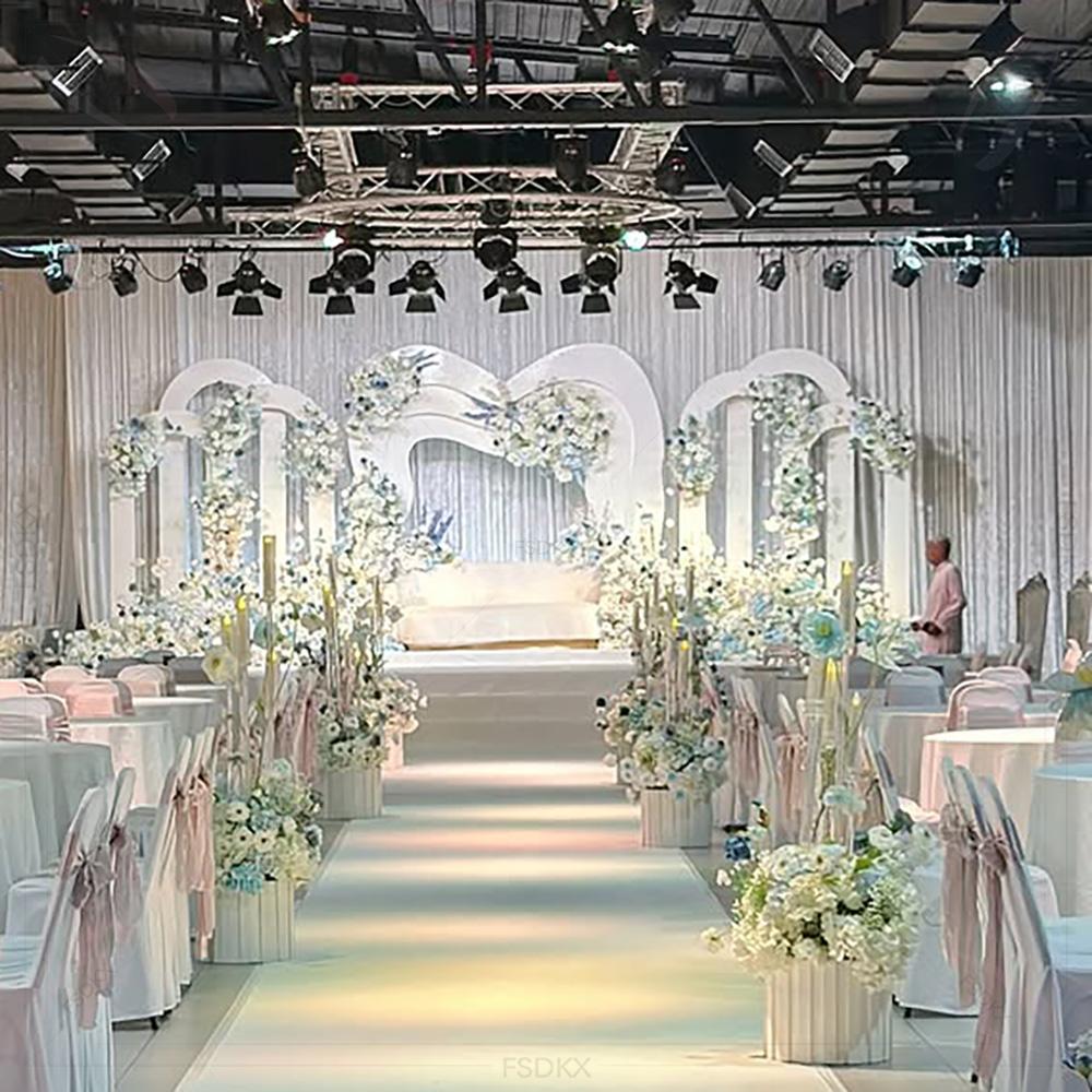 工場パーティー背景ステージ結婚式イベント装飾PVCアーチ背景 - Wedding Supply Factory のレビューと価格