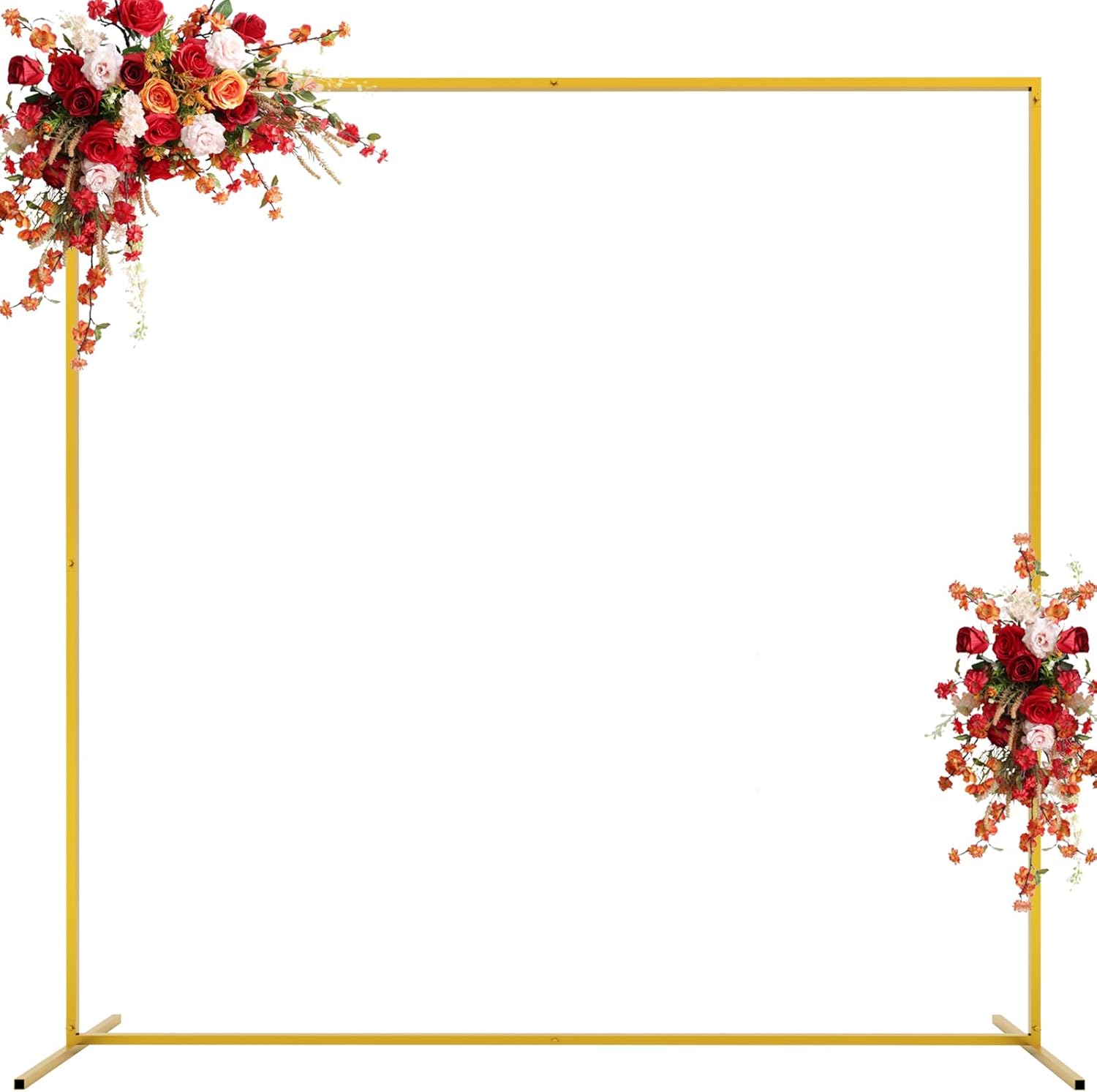 6.6フィート×6.6フィート ゴールド ウェディングアーチ - Wedding Balloon Arch のレビューと価格