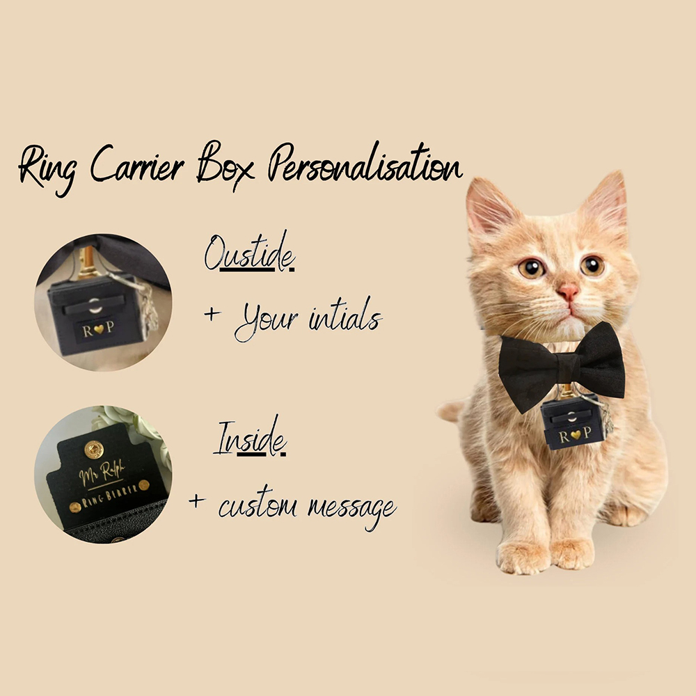 犬猫用パーソナライズウェディングリングベアラーポーチ、カスタ - Ring Bearer Pillow のレビューと価格