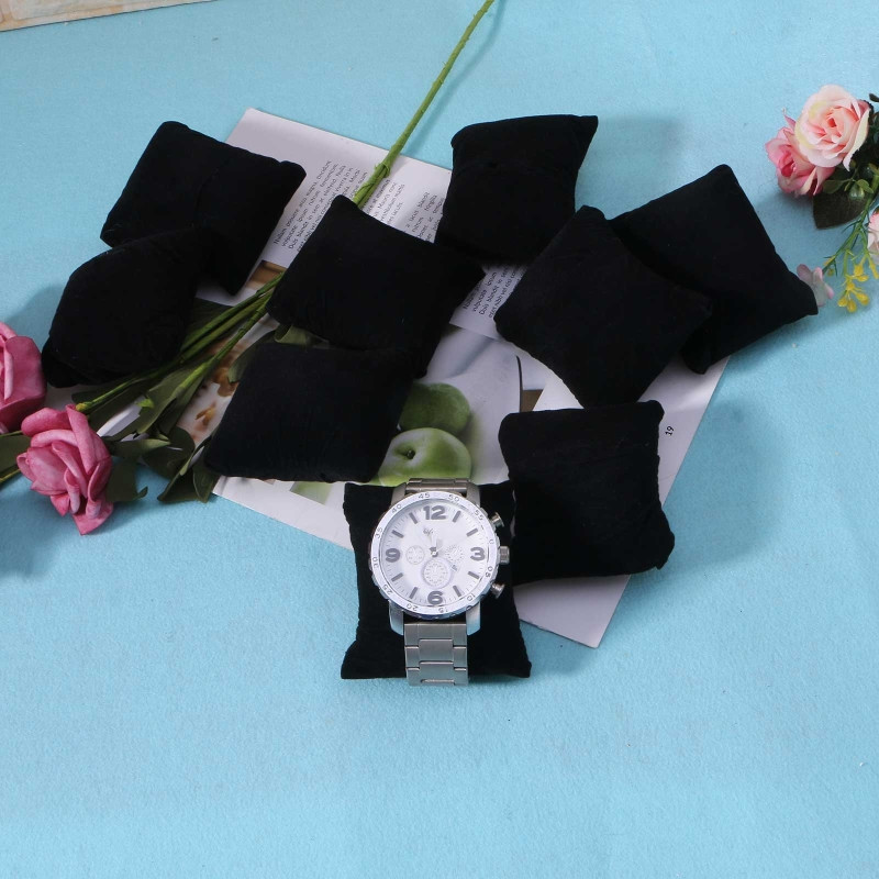 10ピース/セットベルベットブレスレット時計枕多色ジュエリー - Ring Bearer Pillow のレビューと価格