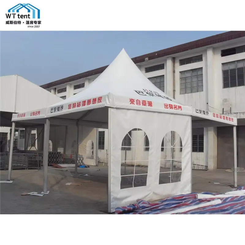 4×4m、5×5mのウェディングテント、中国製屋外パゴダテン - Wedding Supply Factory のレビューと価格